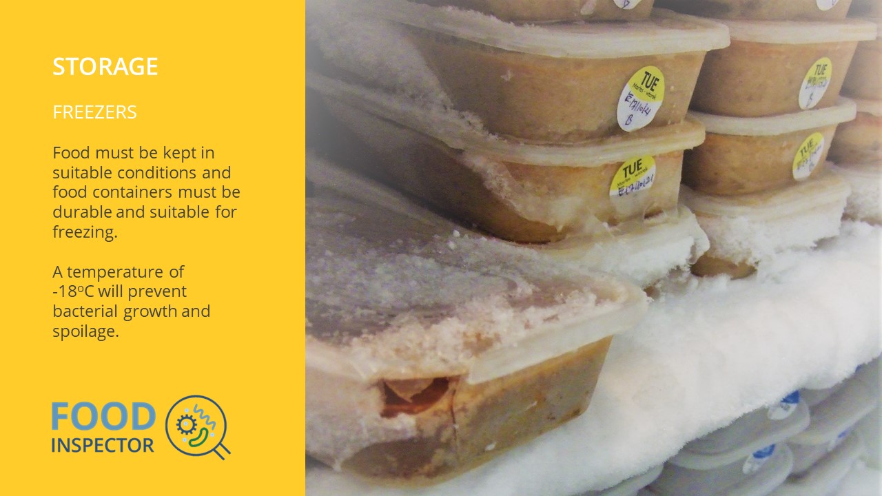 Food safety freezers safety